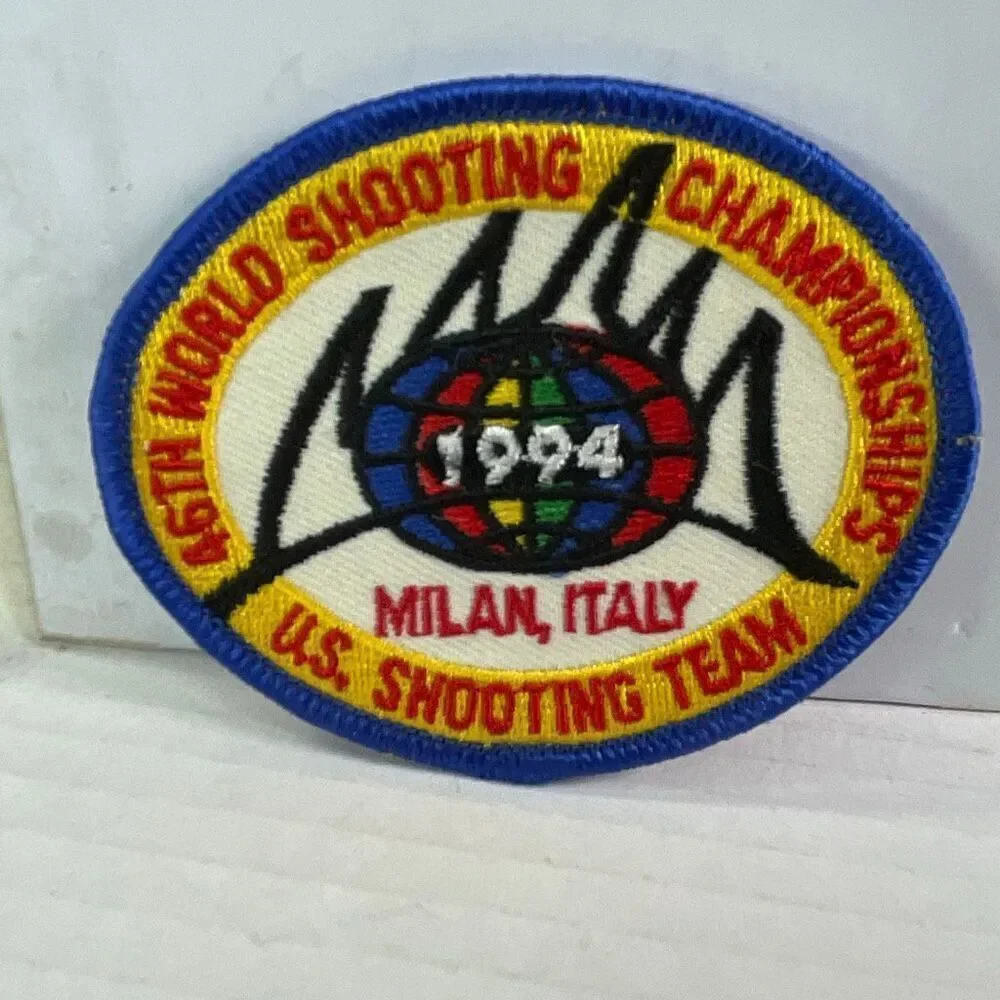 1994 46th World Shooting Championships Milton Italy 3” patch.